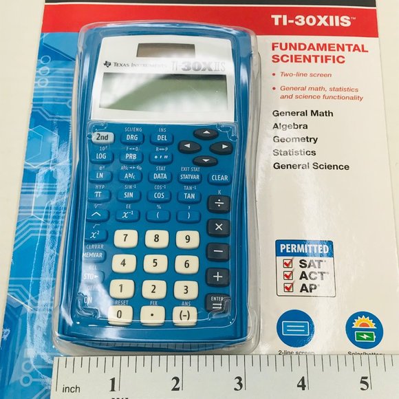 Texas Instruments TI-30XIIS Fundamental Scientific Calculator New In Package - Picture 11 of 12